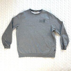 Puma Sweater Men's XL Pullover Crew Neck Grey